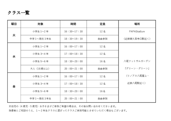 クラス一覧・会費.pdf